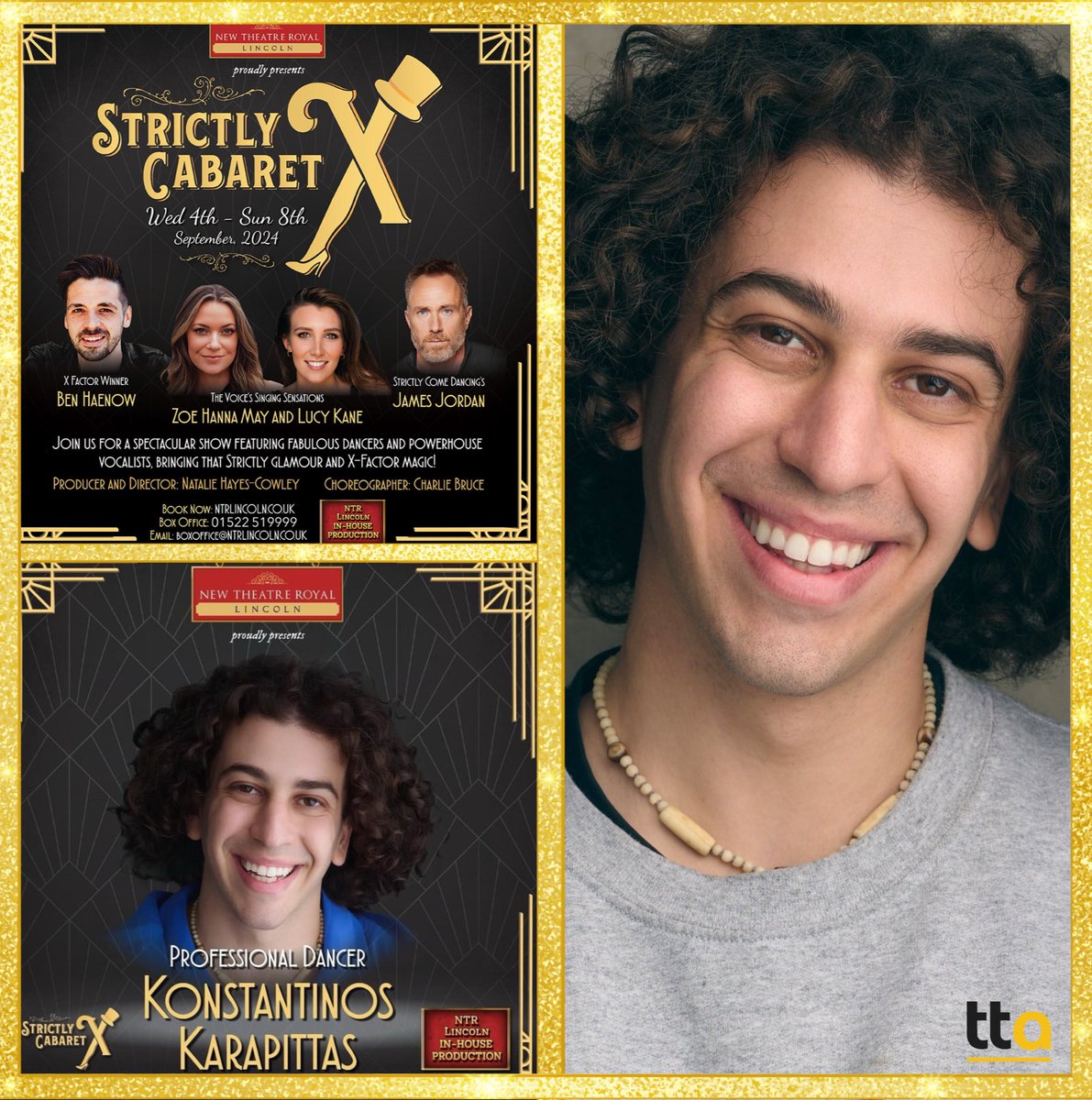 Our amazing KONSTANTINOS KARAPITTAS will be joining the cast of ‘Strictly Cabaret X’🪩 ⭐️Client: KONSTANTINOS KARAPITTAS 🎭Company: @NTRLincoln #tta #ttaadults #strictlycabx