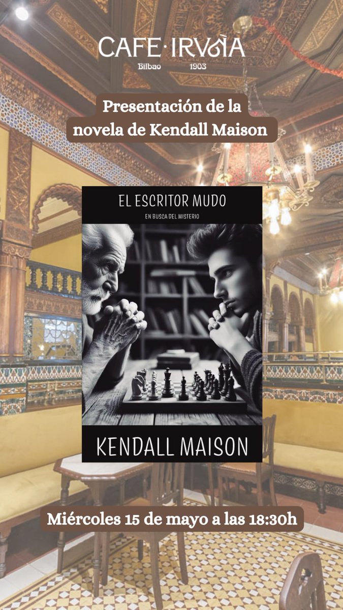 Un lugar emblemático donde presentaré mi nueva novela.