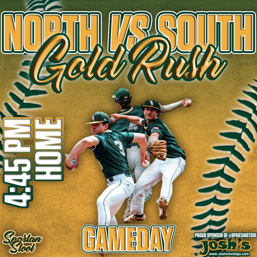 BASEBALL GAMEDAY‼️ 🗓️5/10/24 ⚔️NORTH VS. SOUTH ⏰4:45 P.M. 📍The Field ⚾️#BeThere 📷 @matteos.vision (IG)