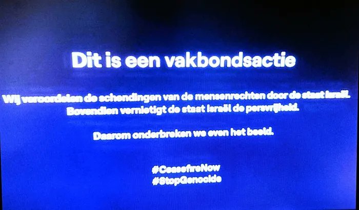 Belçika'da yayın yapan VRT televizyonu, Eurovision'ın ikinci yarı finalinin başında yayını keserek İsrail'in Gazze'deki saldırılarını protesto etti. Kanalın yayımladığı mesaj: 'Bu, bir sendika eylemidir. İsrail devletinin insan hakları ihlallerini kınıyoruz. Ayrıca İsrail,…