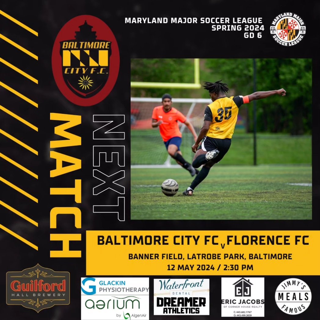 Home stretch in both leagues, all still to play for. Up against @VAMaraudersFC in the @EPSLsoccer - @TheNISANation & Florence FC in the @MarylandMajors #baltimoresoccer #soccerbaltimore