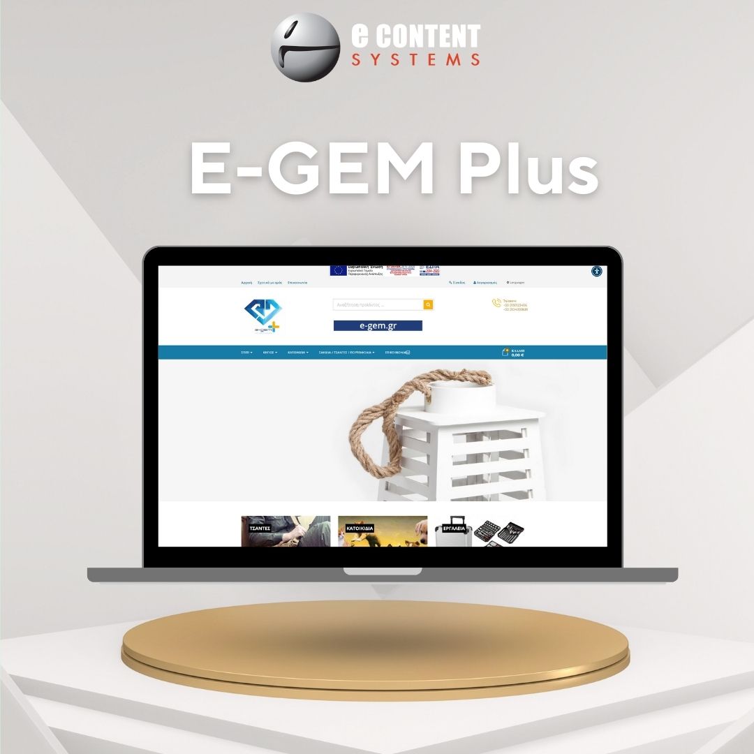 Νέα σελίδα E-GEM Plus! ️ ️✨🥳
Παρουσιάζουμε το E-GEM Plus!
Το E-GEM Plus είναι το νέο ηλεκτρονικό κατάστημα που υλοποιήθηκε από την #Econtent_Systems, γεμάτο με:
📌e-gem.gr/plus/index.php

#Econtent_Systems #websites #καταστήματα #digitalmarketing #hosting #technicalsupport