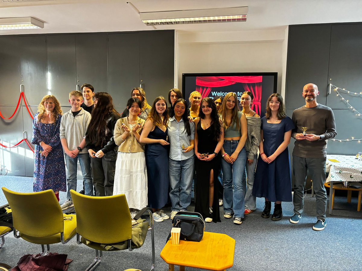 A wonderful evening celebrating our fabulous senior Media students and their fantastic films - what an achievement 🍿 🎥 <a href="/TrinityAc_Edin/">Trinity Academy Edin</a>
