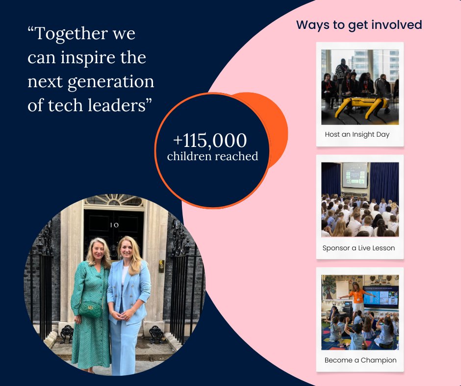Together we have inspired over 115,000 children, especially girls, about careers in technology through our free #TechWeCan resources and experiences. We are inspiring change in education, industry and policy. Join us: techshecan.org/support-our-wo…