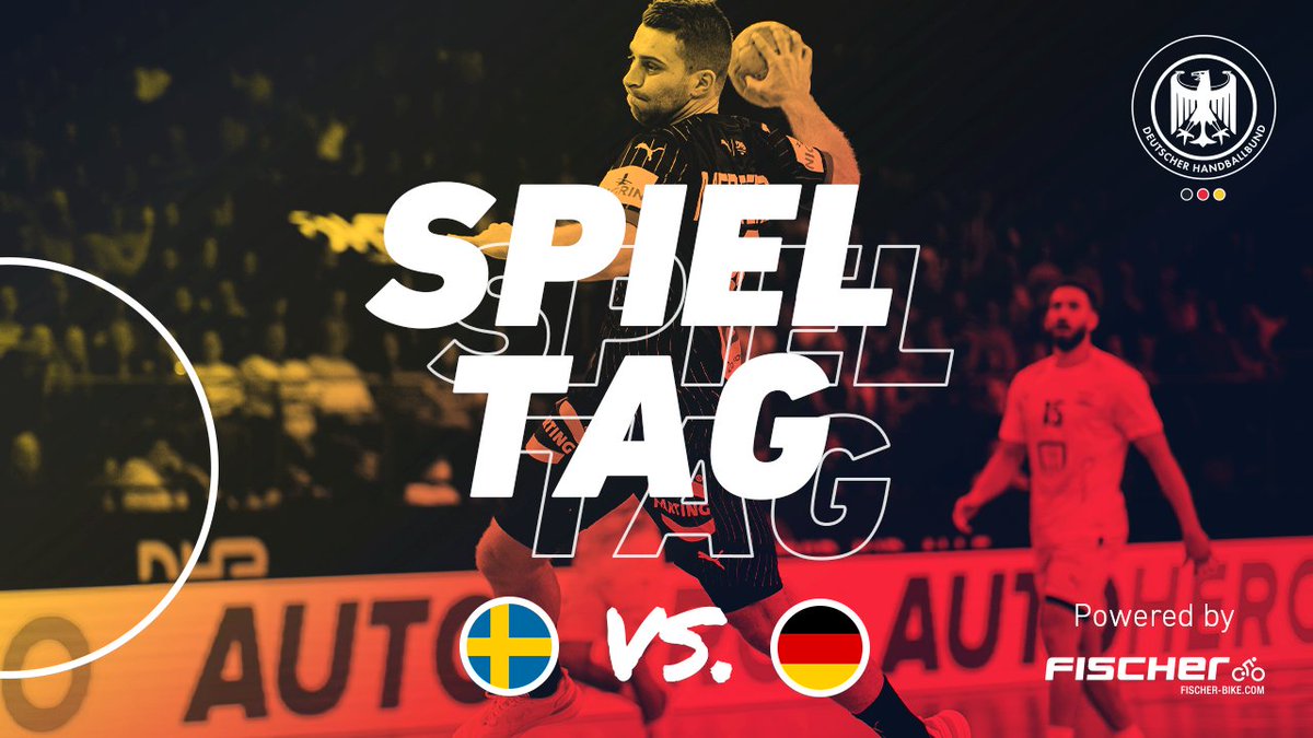 #Matchday 🔥 🆚 Schweden 🇸🇪 🏟️ Växjö ⏰ 14.30 Uhr 📲 #SWEGER 📺 Livestream zdf.de 📸 Marco Wolf #WIRIHRALLE #aufgehtsDHB #Handball -- powered by Fischer Bikes