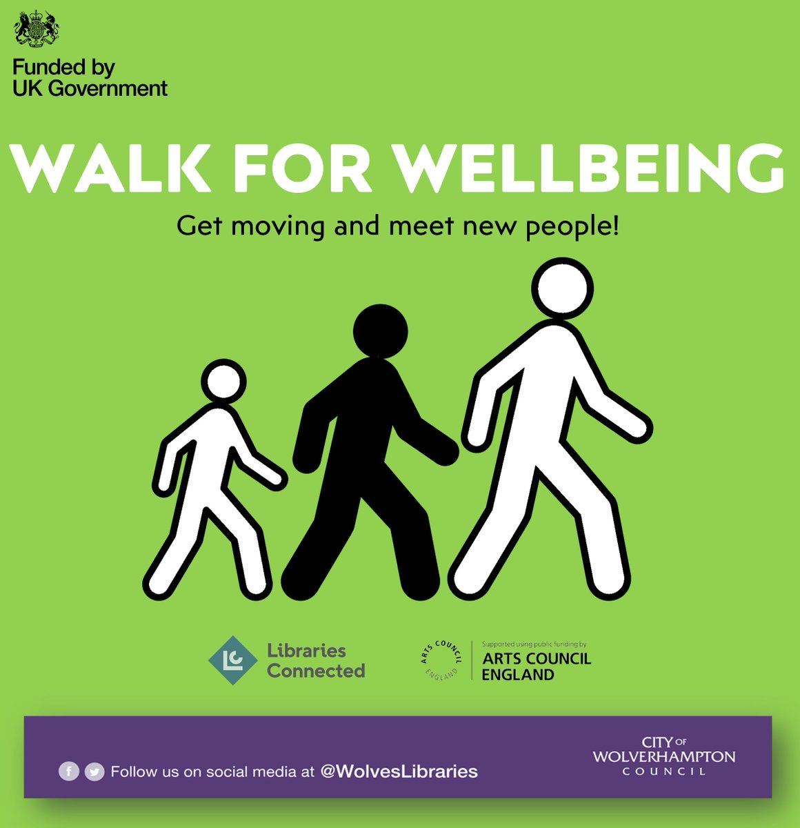 Walk for wellbeing - get moving and meet new people! Join our walking tours and walking groups next month and get yourself moving and talking with people from your local area ❤ Details: bit.ly/4aVRFFw Part of the Know Your Neighbourhood project