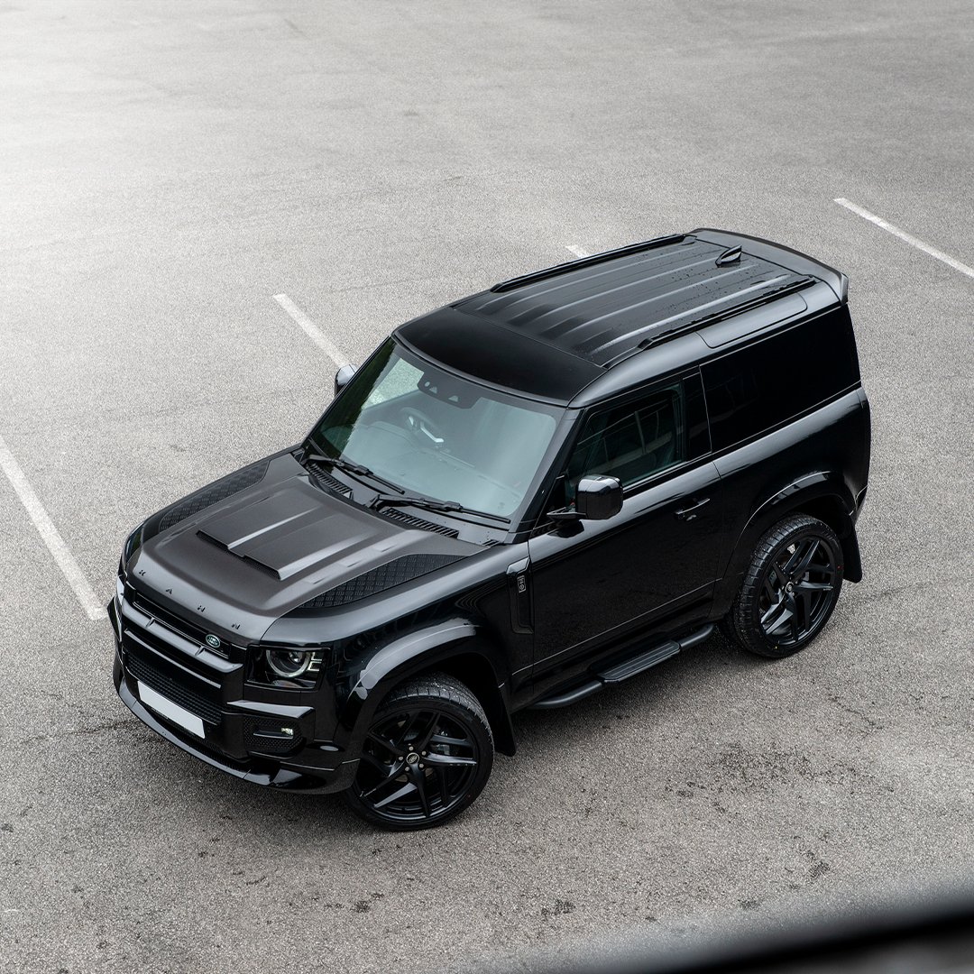 Embrace the darkness, command the road 🖤 #ChelseaTruckCo #CTCo #AllBlackEveryhting #LandRover #Defender #Defender90 #CityLifesytle #OffroadAdventure