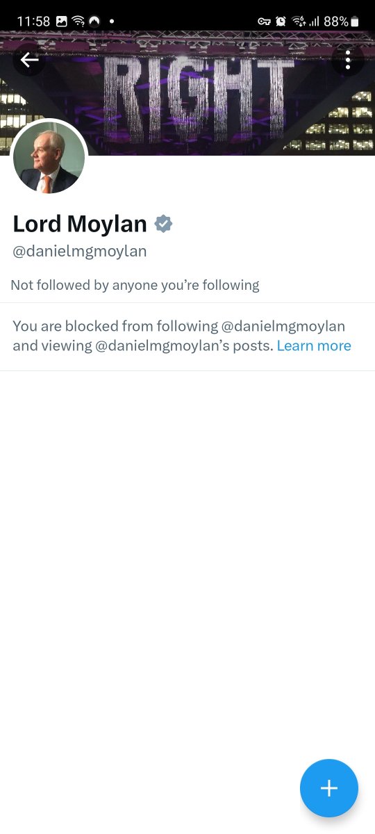 Lord Moylan asked me to substantiate what I meant by 'in bed with developers'. I did so in a polite manner and truly within the spirit and confines of democratic debate. His response was to block me. No one has the right to publicly espouse unchallenged views. Rather saddening.