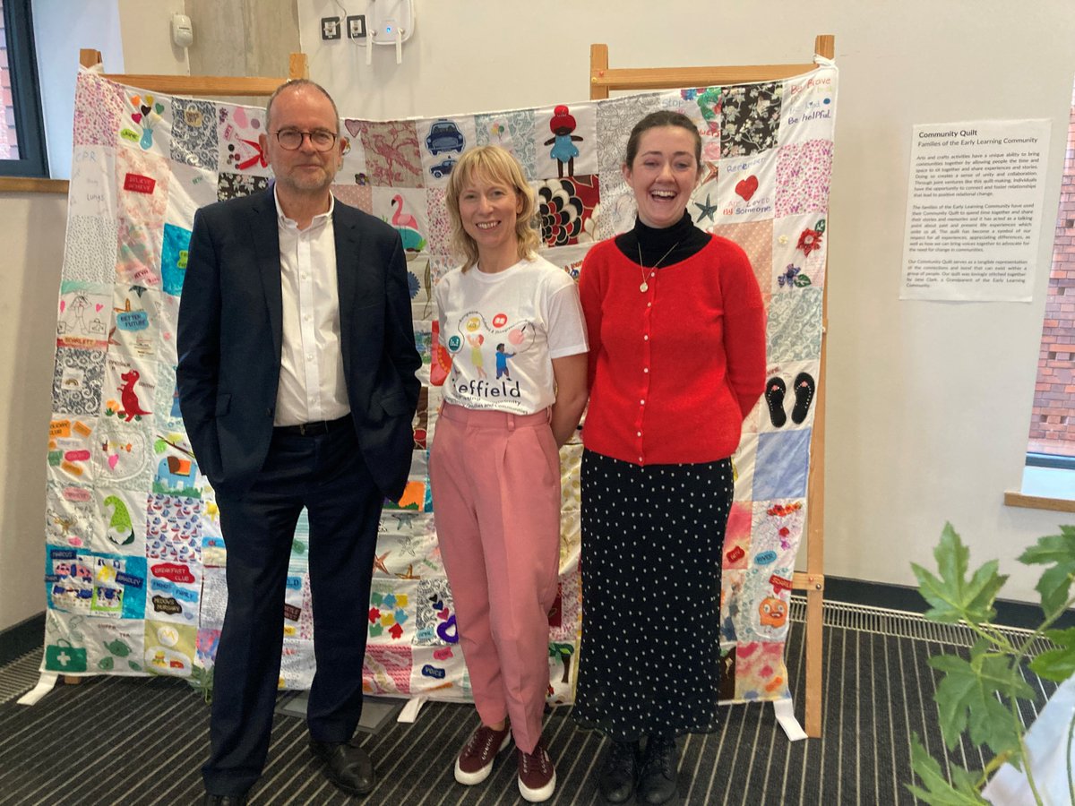 Pleased to visit “Seen. Heard. Valued” exhibition on Meadows Nursery – a joint <a href="/savechildrenuk/">Save the Children UK</a> and <a href="/sheffhallamuni/">Sheffield Hallam University</a> project providing childcare in an area of deprivation which had no provision. Shows huge benefits of investment in early years.