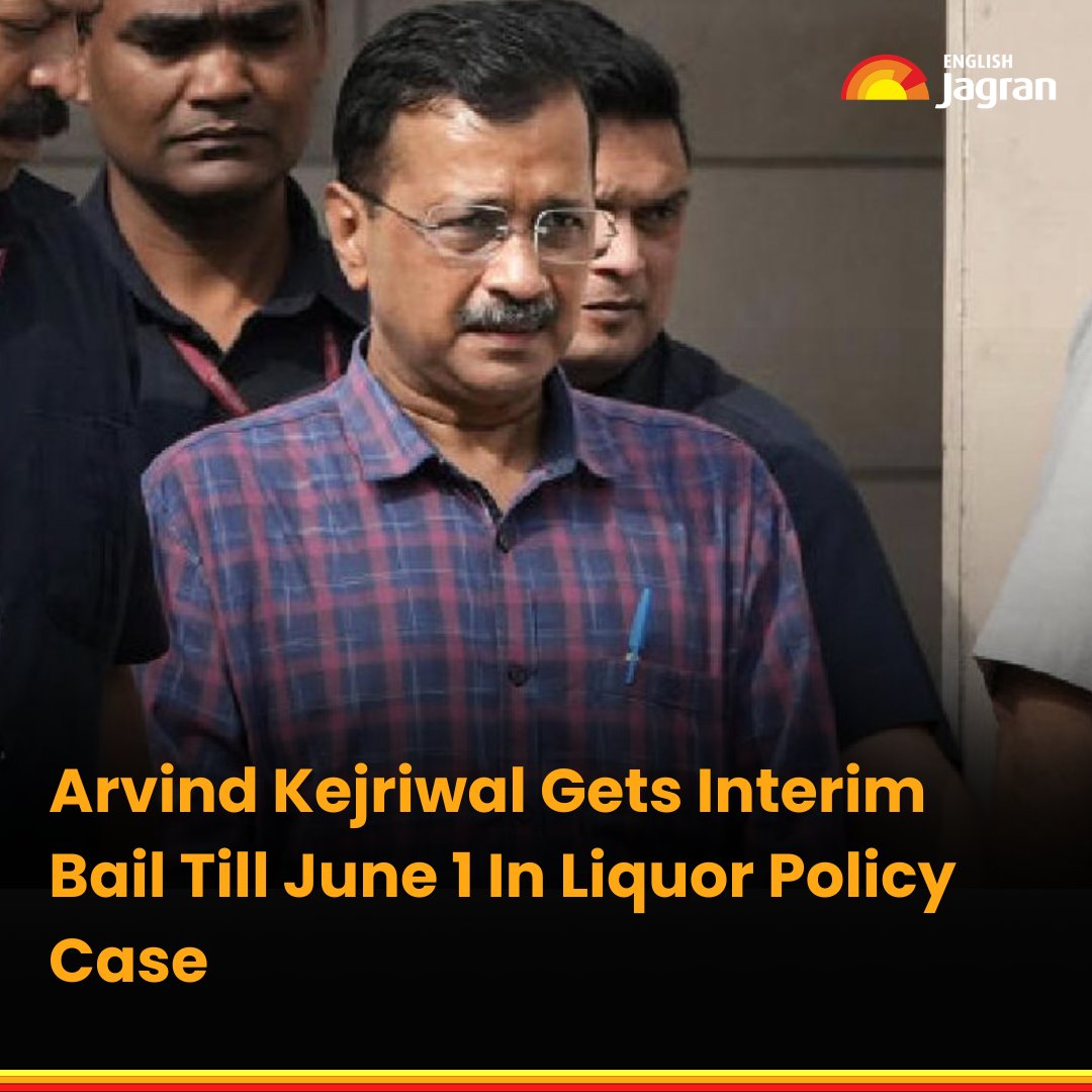 #ArvindKejriwal Gets #Bail: Delhi Chief Minister Arvind Kejriwal was granted interim bail by the Supreme Court on Friday. Read More: tinyurl.com/yc5rnsxb #SupremeCourt #LokSabha #Election2024