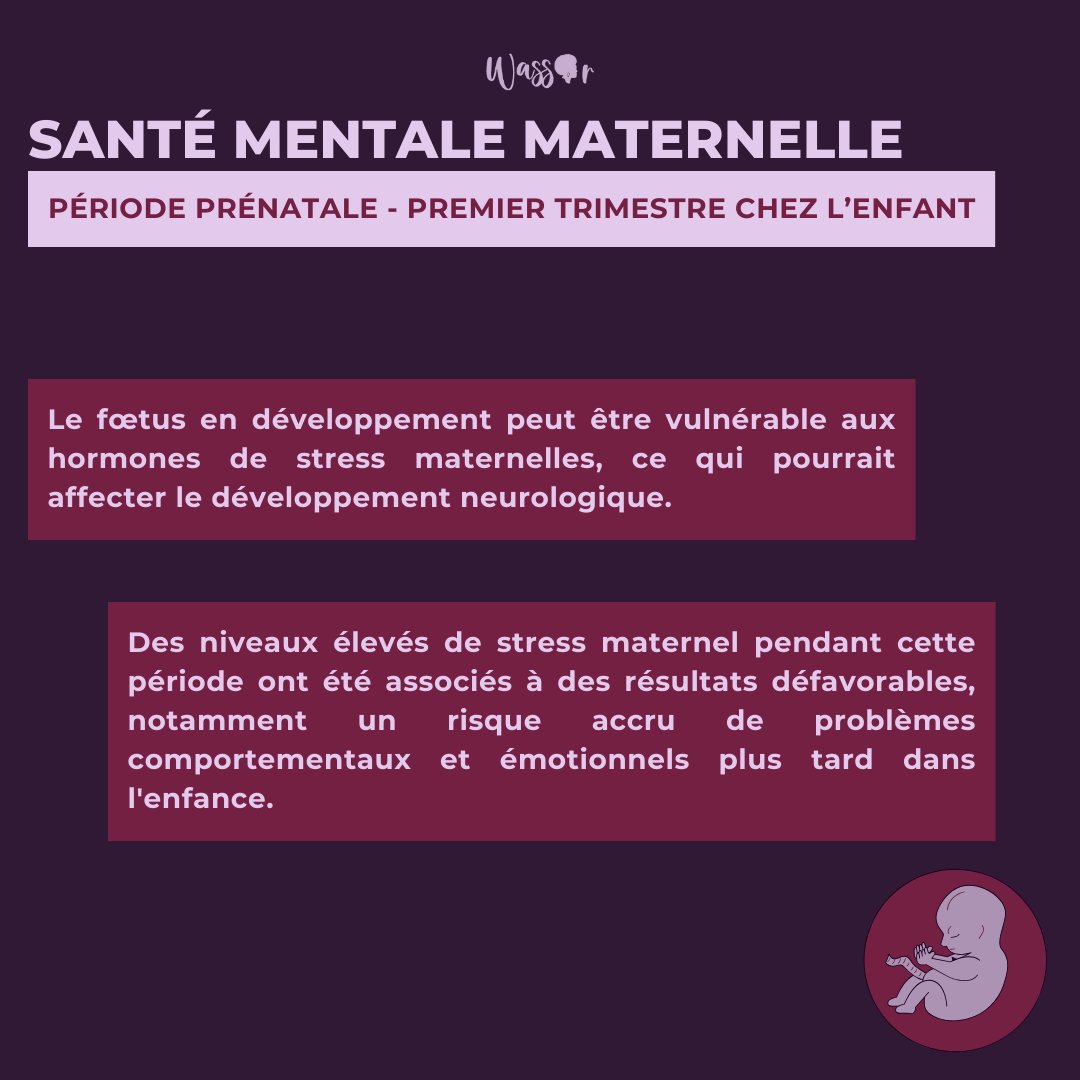 La santé mentale maternelle - Premier trimestre
#MentalHealth #maternalmentalhealth #WassorWomanity