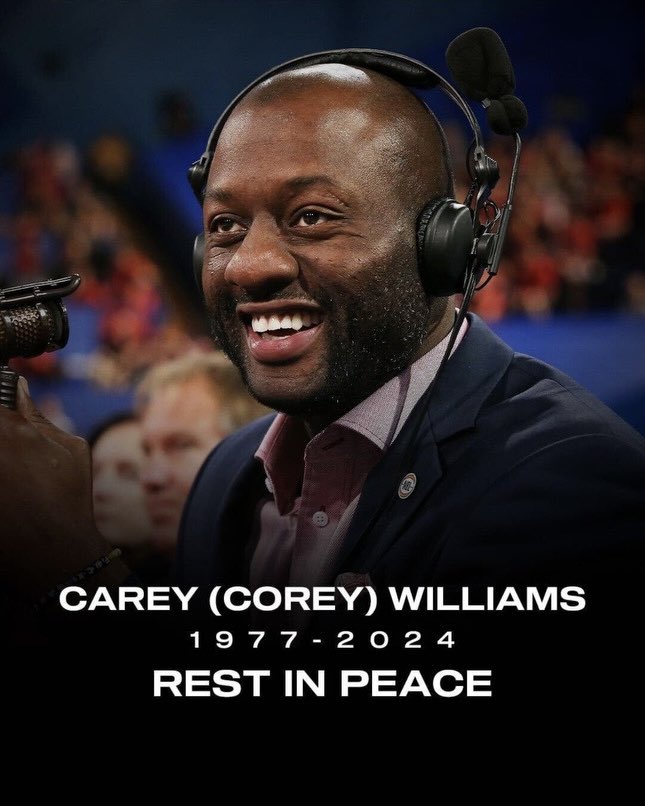 Rest in Peace to Corey ‘Homicide’ Williams. Corey was a true legend of the game, who contributed greatly to the league and will be sorely missed by all. The 36ers would like to extend our condolences to his friends and family during this time 💙