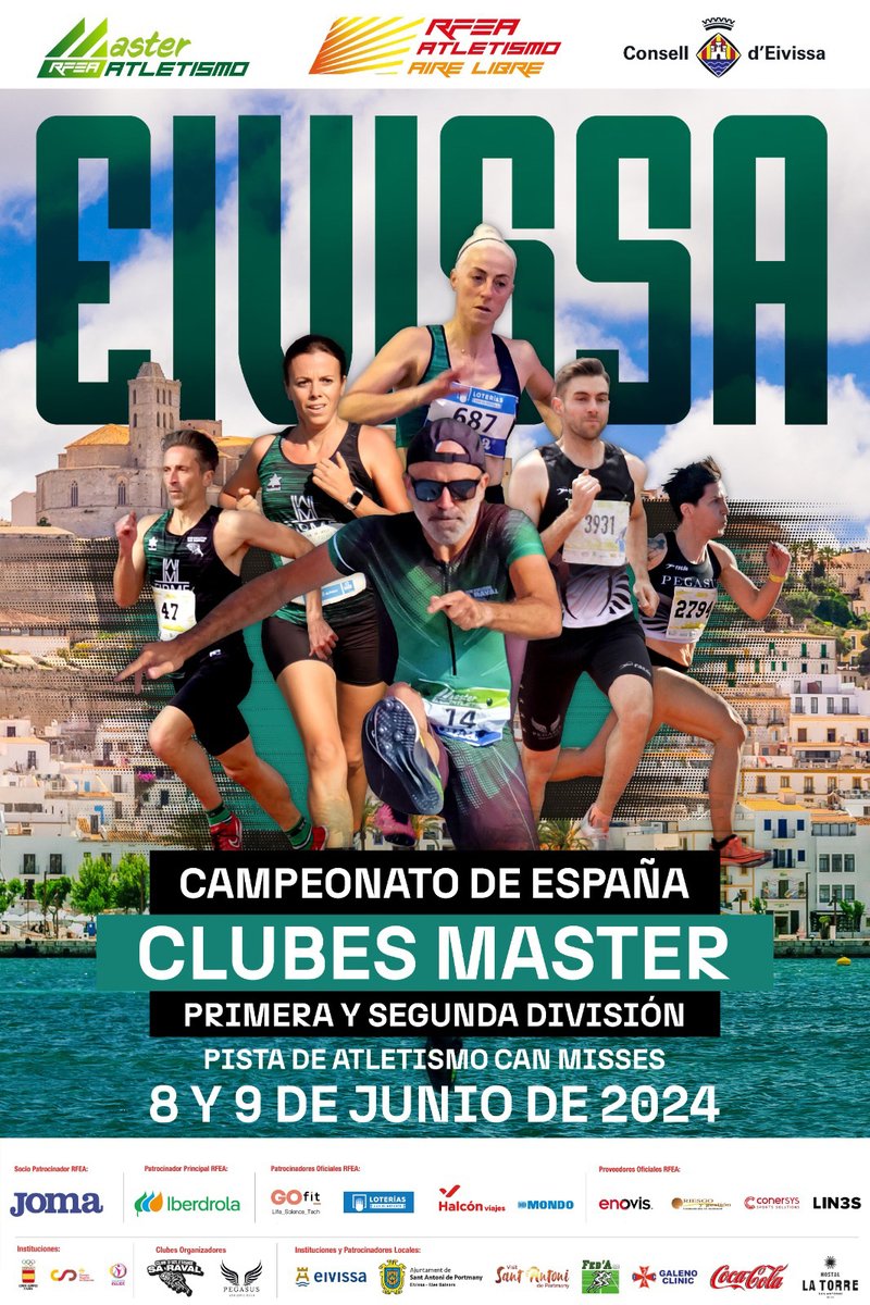 ¡¡ El Campeonato de España de Clubes 1ª y 2ª División ya tiene cartel !! 📆8/9 junio 📍 Ibiza (Islas Baleares) 🏟️Pista de Atletismo Can Misses ➕INFO 🔗 bit.ly/4bdx7su