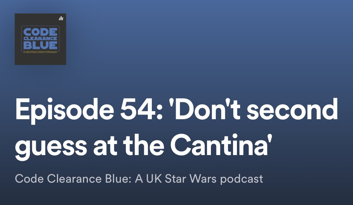 🚨NEW EPISODE 🚨

Hear how James got on at a recent #StarWars quiz over #MayTheFourth weekend as he provided live updates from @peckhamlevels:

podfollow.com/1623088485

Pls follow, listen & RT

#quiz #podcast #prequel #original #sequel #DarthMaul #Passana #TheAcolyte #Jedi #Sith