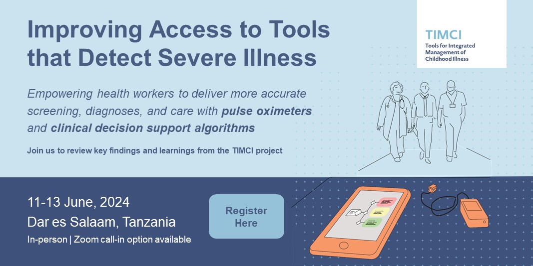 Tools like #PulseOximeters empower #HealthWorkers to identify critically-ill children & refer them for treatment without delay. How do we improve access? JOIN US to hear the latest findings from #India #Kenya #Senegal & #Tanzania👉bit.ly/3wpxotn #InvestInOxygen #TIMCI