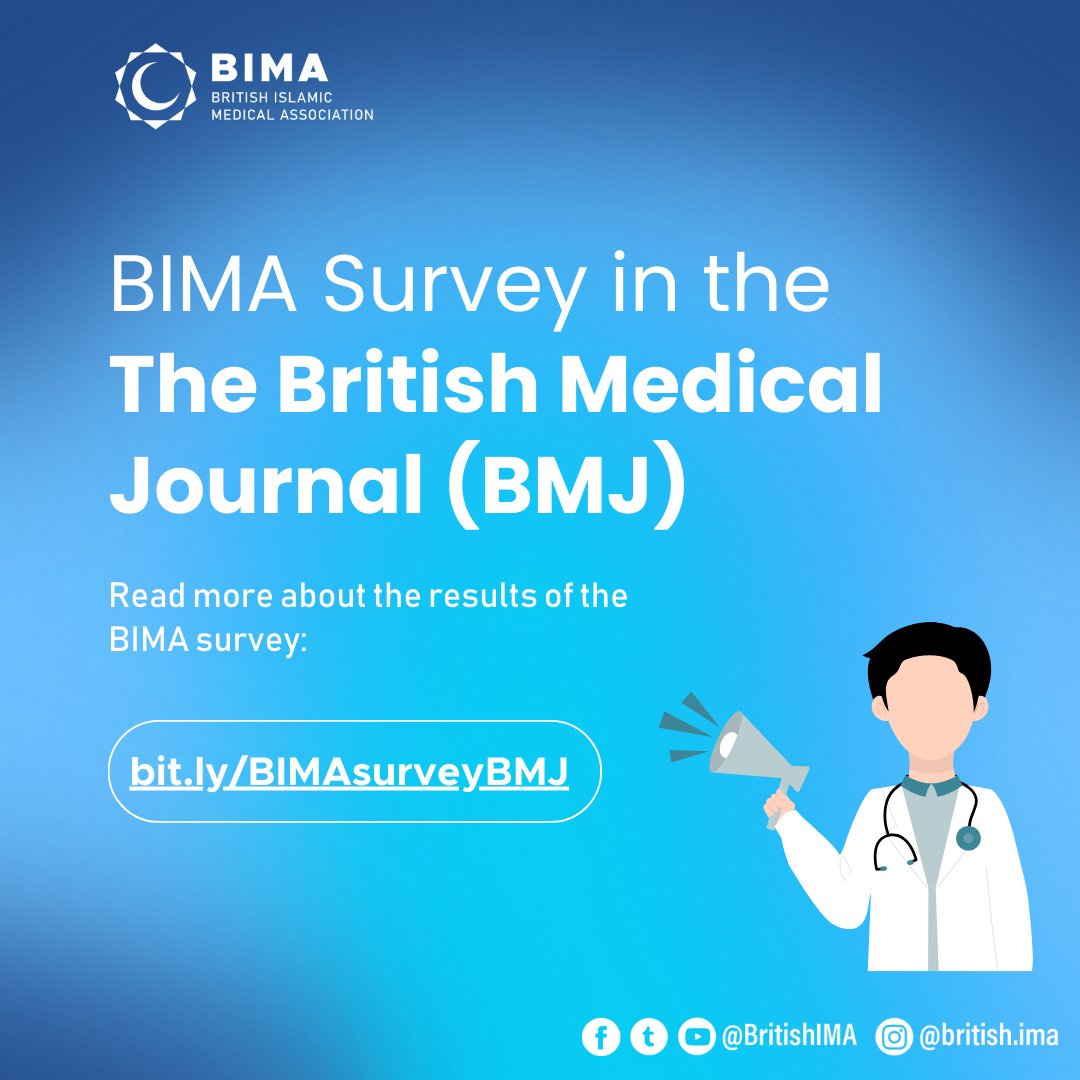 🚨 BIMA Survey in BMJ 🚨 The British Medical Journal (BMJ) has featured our membership survey results which show alarming censorship on speaking out against genocide, disparate sanctions & regulatory action, and abandonment by employers. 🔗 Read & share: eu1.hubs.ly/H091pM_0