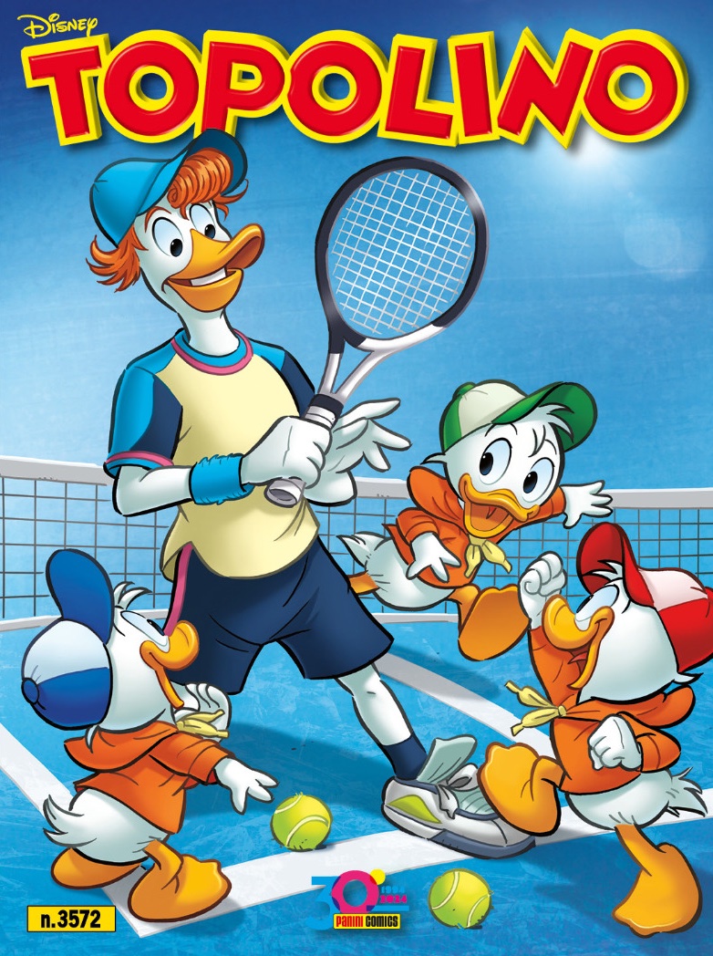 Su #Topolino n.3572 si celebra il campione italiano Jannik #Sinner con la storia 'Zio Paperone e il coach inconsueto' Al tennista azzurro è dedicata anche la cover di questo numero, già disponibile in edicola