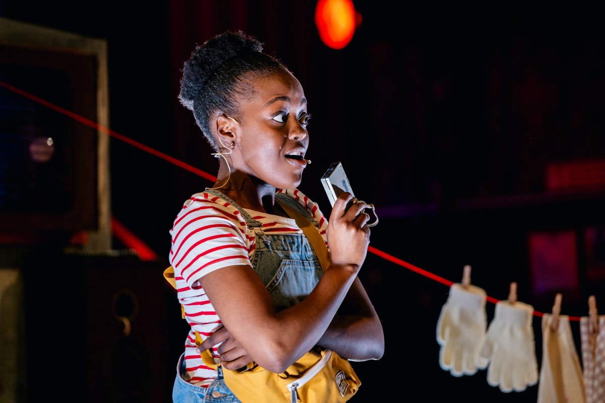 🐺The Not So Big Bad Wolf🐺 'Welcome back Listeners - Little Red Riding Hood here! Stay tuned as I reveal the truth behind fairytales' most infamous villain - The Big Bad Wolf'🕵️‍♀️ Find out more @arcstockton TOMORROW & Sat 1 June!🔎 📸@LianFurness wrongsemble.com/wolf