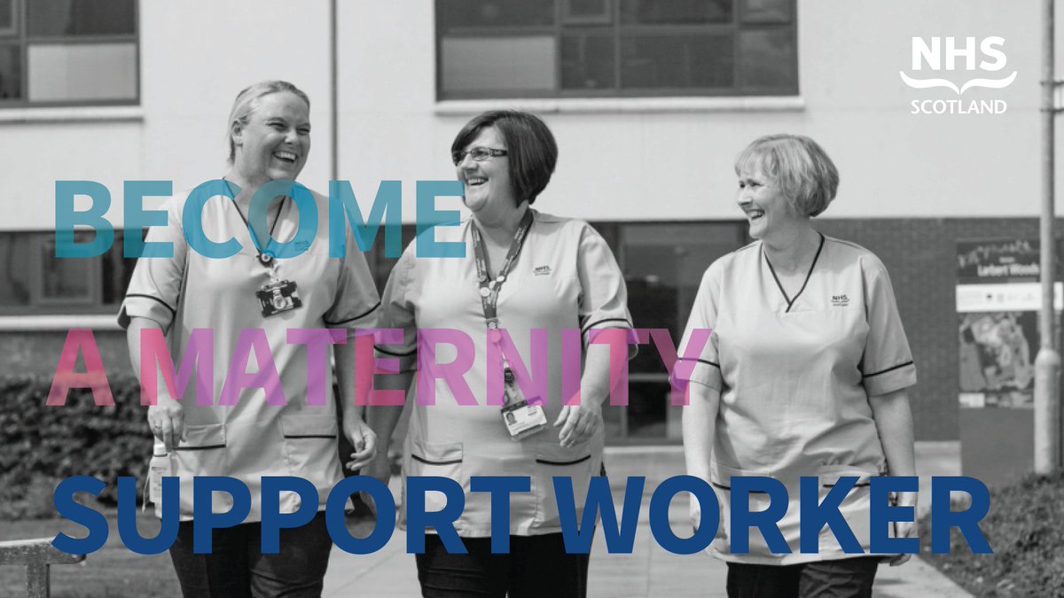 You can become a maternity support worker 🌟Find out more on how to start your career with a Modern Apprenticeship or by applying for a role with us.
For everything you need to know follow the link⬇️
📲 careers.nhs.scot/explore-career…

#NHSScotlandCareers #MaternitySupport