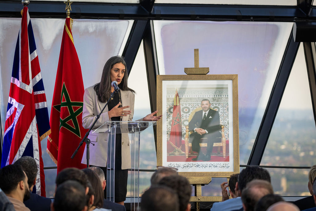 BoursedeCasa's tweet photo. 📸 A captivating conference! 🎉
Yesterday's Morocco Capital Market Days event was nothing short of inspiring! 🇲🇦🌍
Stay tuned for more updates on Morocco's thriving capital markets journey! #MCMD #Morocco #UnitedKingdom 🚀 https://t.co/krhzSyJRY3