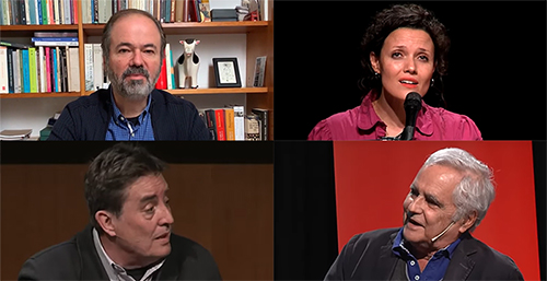 ¿Cómo pueden la literatura y las demás artes mejorar el debate público? Luis García Montero, nuestro director, @JuanVilloro56, escritor, y @Sheila_Blanco_, cantante y compositora, responden, en una nueva cita del ciclo #Desayunoconpalabras. Modera @cosmejuan. 🗓️ Martes 14 🕙 10 h