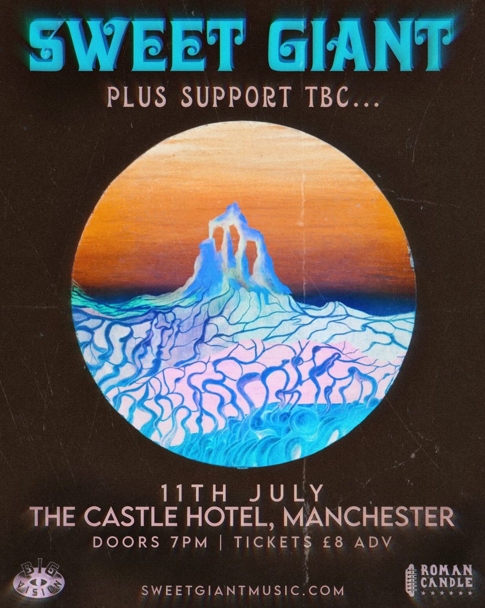 *GIG ANNOUNCEMENT* We are delighted to be doing two shows with the incredible Sweet Giant at @KazStockroom, Liverpool with guests, @brokendowngolf on Wed 10th July & at @thecastlehotel, Manchester on Thurs 11th July. 🎫 available at @seetickets More 👉🏻 sweetgiantmusic.com
