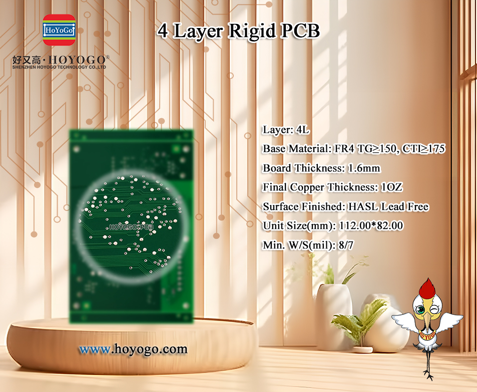 #PCBProducts

#4Layer #FR4 TG≥150, CTI≥175 #1OZ #HASLLeadFree
Board Thickness: 1.6mm
Unit Size(mm): 112.00*82.00
Min. W/S(mil): 8/7

HOYOGO Website: hoyogo.com
Alibaba Store: hoyogo.com.cn

#PCBfactory #PCBmanufacturer #PCB #PCBA #PCBsupplier #HoYoGoPCB