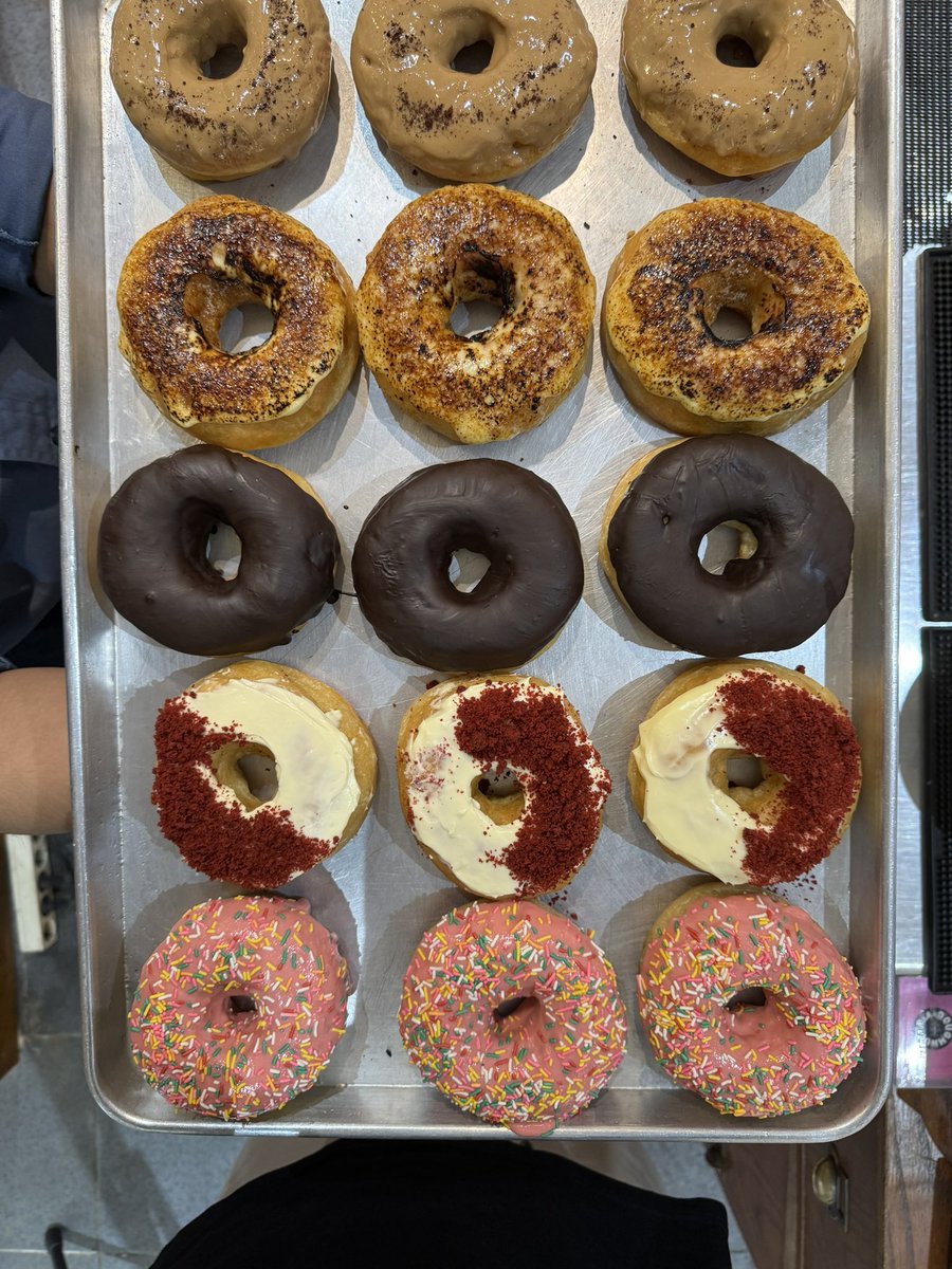 Doughnuteria. Fresh made sourdough donuts made fresh in a few batches a day. Served at all our food outlets.