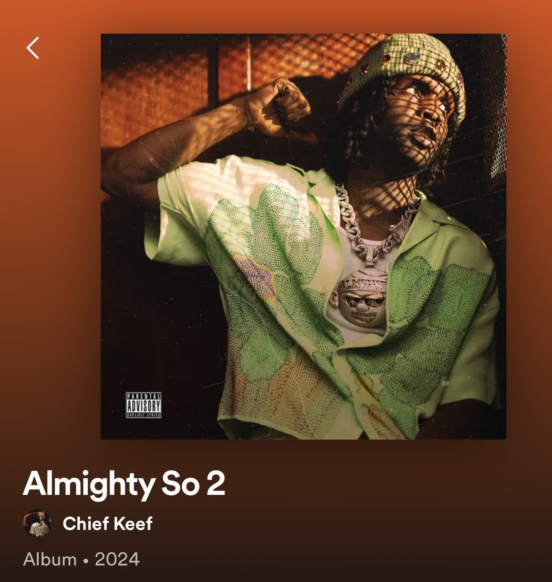 The beats on this new Chief Keef album SLAP 🔥. Almighty So 2. I didn’t realize he’s a producer. Treat Myself, 1,2,3 and Believe are my fav joints on there. #NewMusicFriday