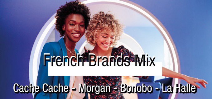We are excited to announce a fresh delivery to our warehouse!
💎FRENCH BRANDS MIX💎 
💎SPRING/SUMMER 2023💎
👉What you can expect?
🛍️CACHE CACHE
🛍️MORGAN
🛍️BONOBO
🛍️LA HALLE
Don’t hesitate to ask for more!
#newcollection #frenchbrads #Available