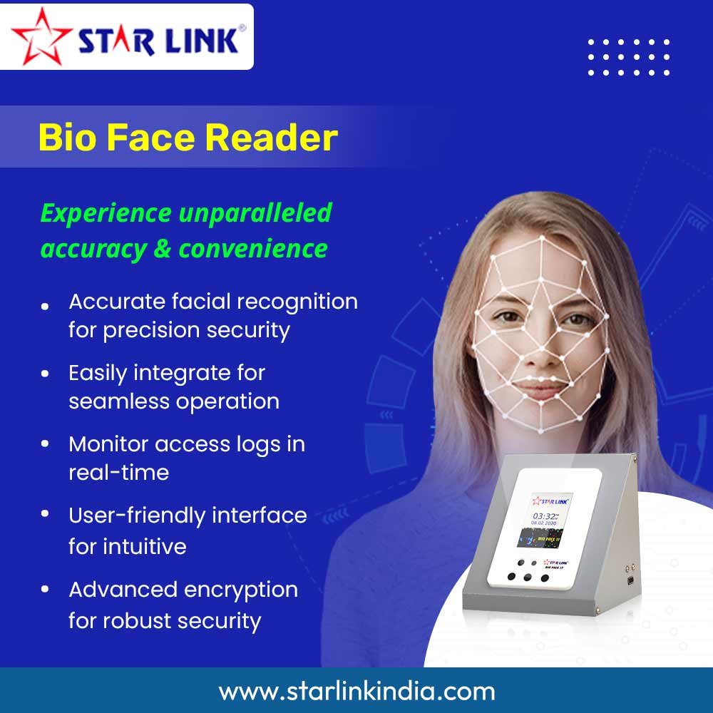 starlinkindia's tweet image. Step into the future of access control with Starlink India&apos;s Bio Face Reader. Seamlessly integrate advanced facial recognition technology for precision security.
.
.
#StarlinkIndia #BioFaceReader #AccessControl #BiometricSecurity #FacialRecognition #SecureAccess