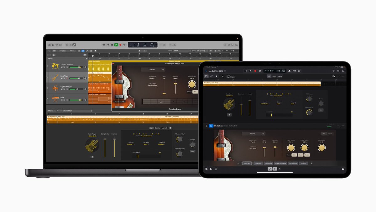 Version 11 of Logic Pro will be released May 13th. When going trough the new features, next to a new distortion-like plug-in, a number of AI assisted functions have been added. Here are my thoughts on those functions. The current version of Logic contains Drummer. A drum track