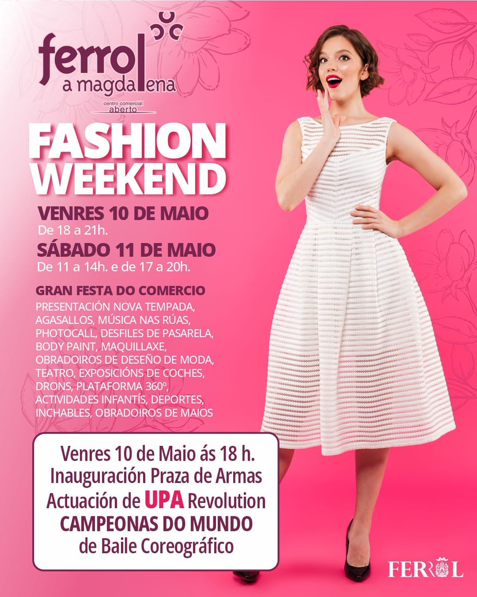 Este finde estaremos en el Fashion Weekend de Ferrol, con un puesto en la Plaza de Armas. ✅ Renovación y nuevos abonos ✅ Merchandising a precios reducidos ✅ Y hoy sobre las 19:30/20h conoce en exclusiva la primera integrante del BAXI Ferrol 24-25 Ayúdanos a seguir creciendo