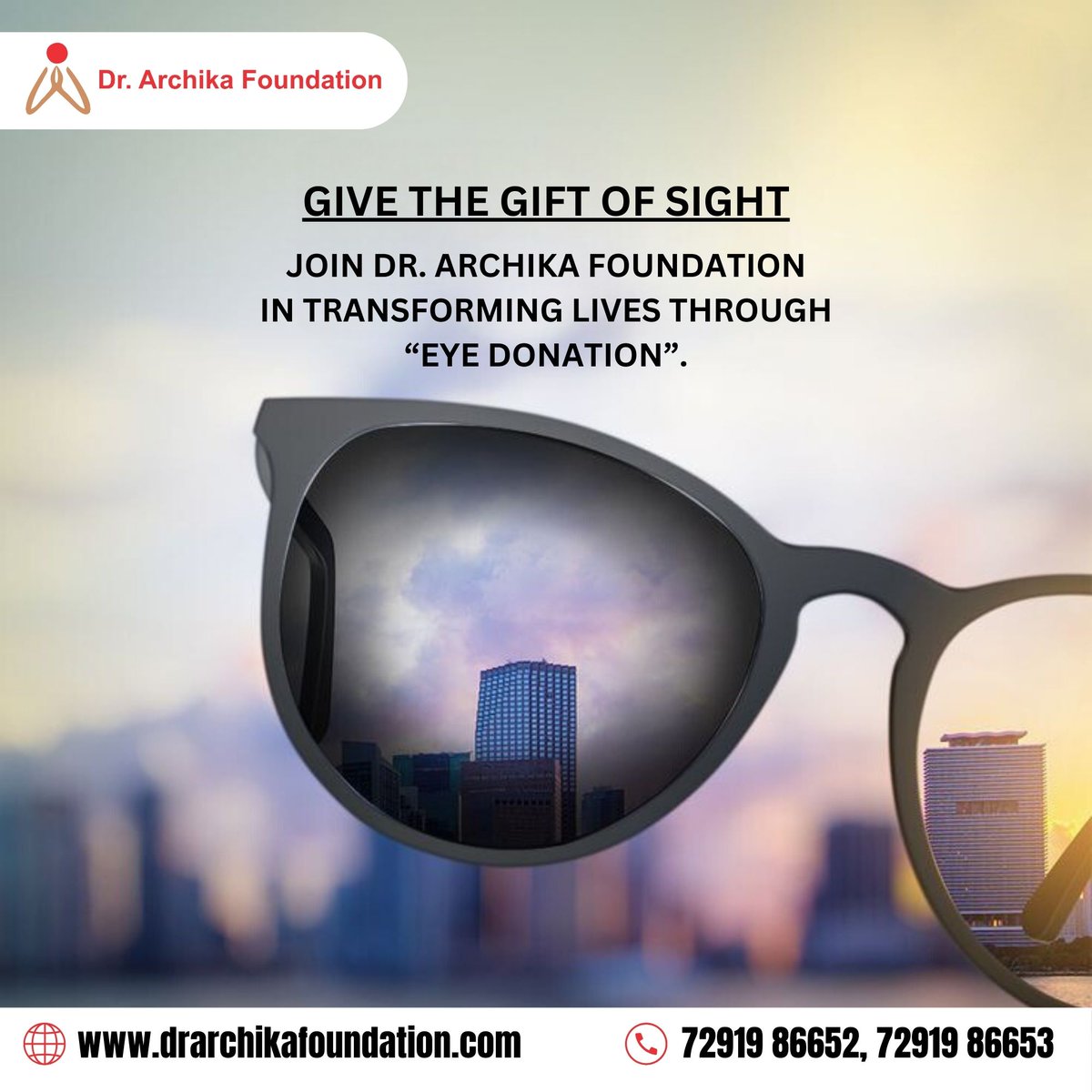 Give the Gift of Sight: Join Dr. Archika Foundation in Transforming Lives Through Eye Donation.
.
Donate now: drarchikafoundation.com/donate.php
.
#drarchikafoundation #drarchikadidi #youth #ngo #child #motivation #inspiration #womeninleadership #empowerment #womenchangemakers #girlpower
