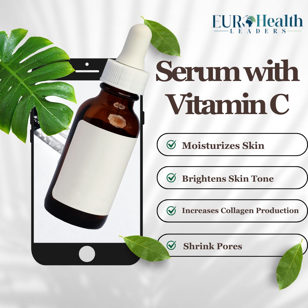 Illuminate your skin with our Vitamin C serum – your daily dose of radiance and rejuvenation.

#VitaminCSerum #SkincareRoutine #GlowingSkin #BeautyEssentials #HealthySkin #SerumMagic #SkinCareTips #RadiantComplexion #EuroHealthLeaders
