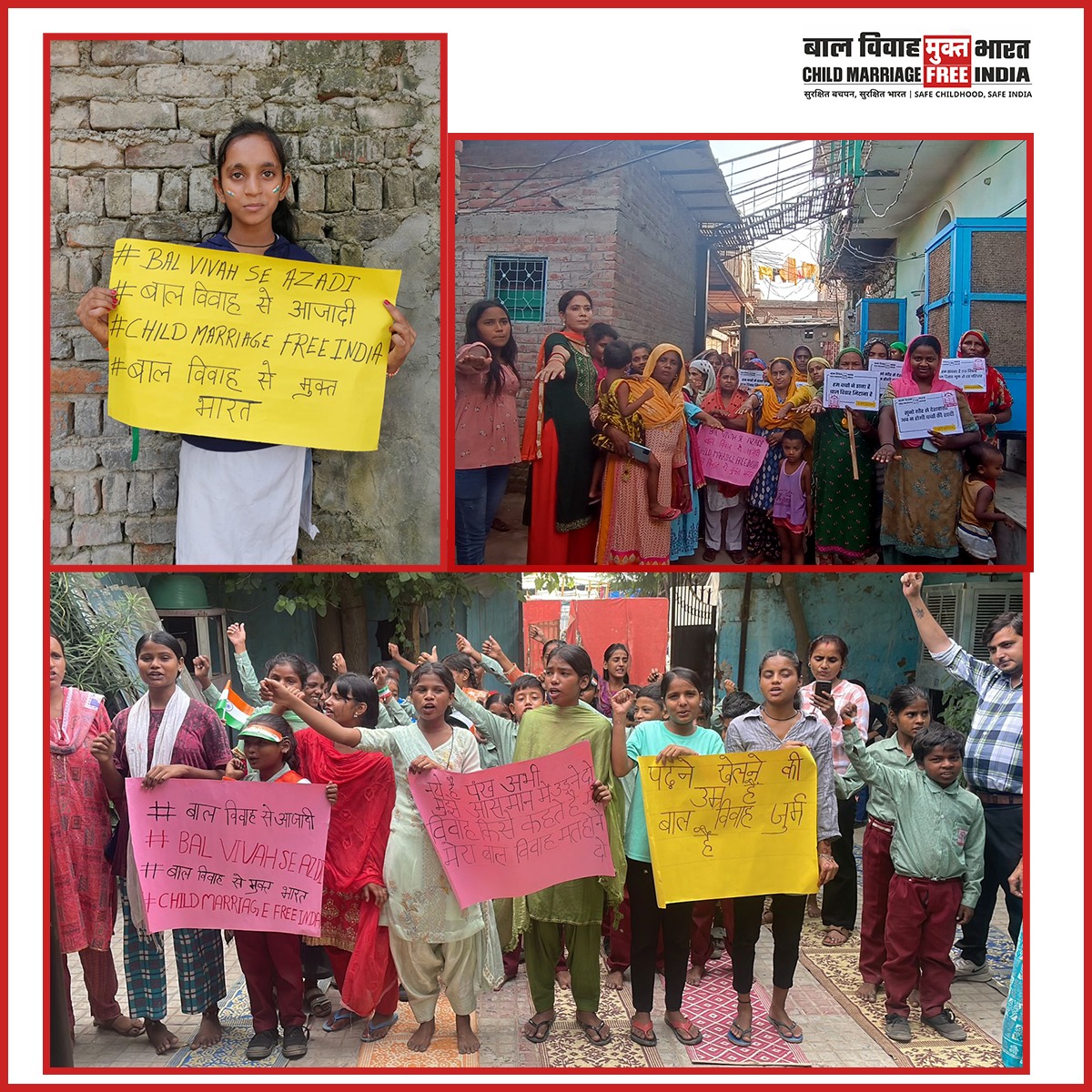 हमारे सहयोगी संगठन बाल विकास धारा संस्था ने #दिल्ली में #अक्षयतृतीया के अवसर पर लोगों को बाल विवाह के खिलाफ जागरूक किया। #AkshayaTritiya #Balvivahseazadi #ChildMarriageFreeIndia #cmfi @dtptraffic @ArvindKejriwal @CMODelhi @INCIndia
