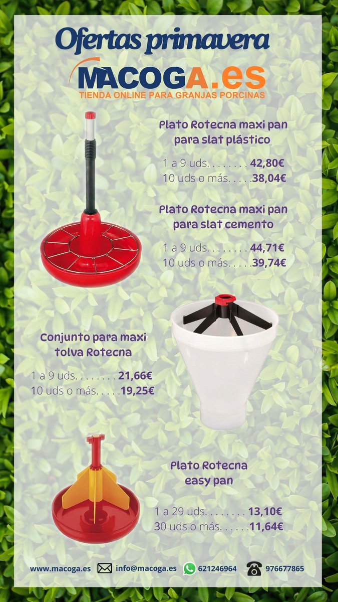 Macoga's tweet photo. 🔈🔈 Ofertas de primavera en www.macoga. es 🔈🔈
Pincha en el enlace https://t.co/6Ukk9WsMWQ y aprovecha los descuentos!! https://t.co/bMX568OpKU
