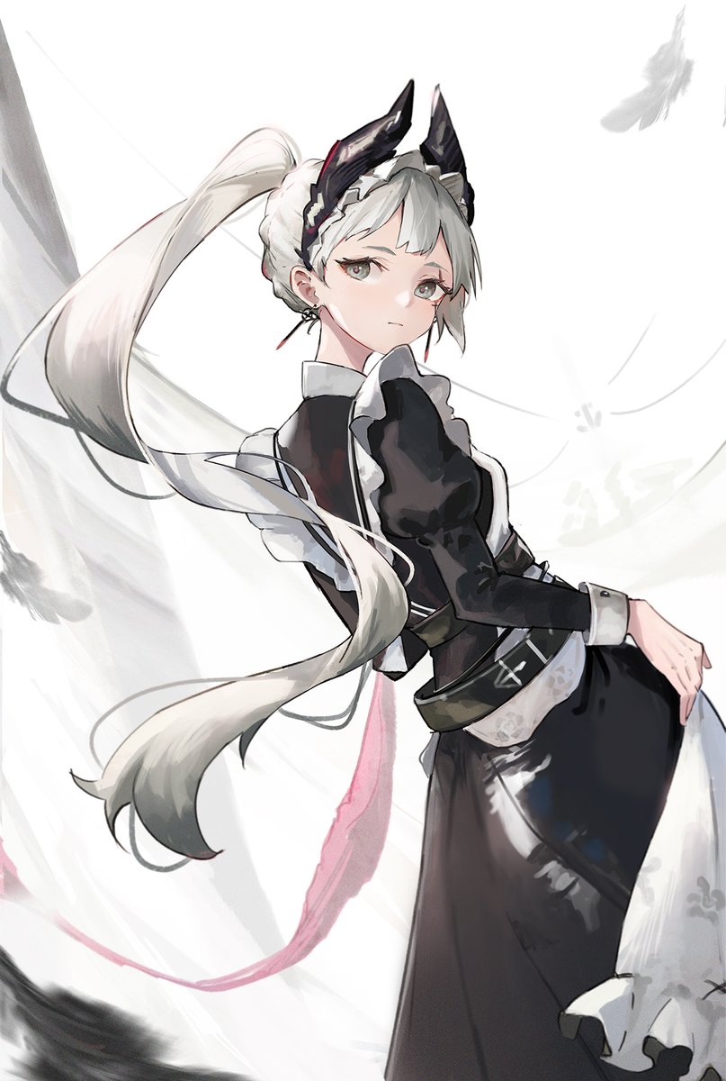 ケルシー(アークナイツ) 「#メイドの日 」|Emaのイラスト