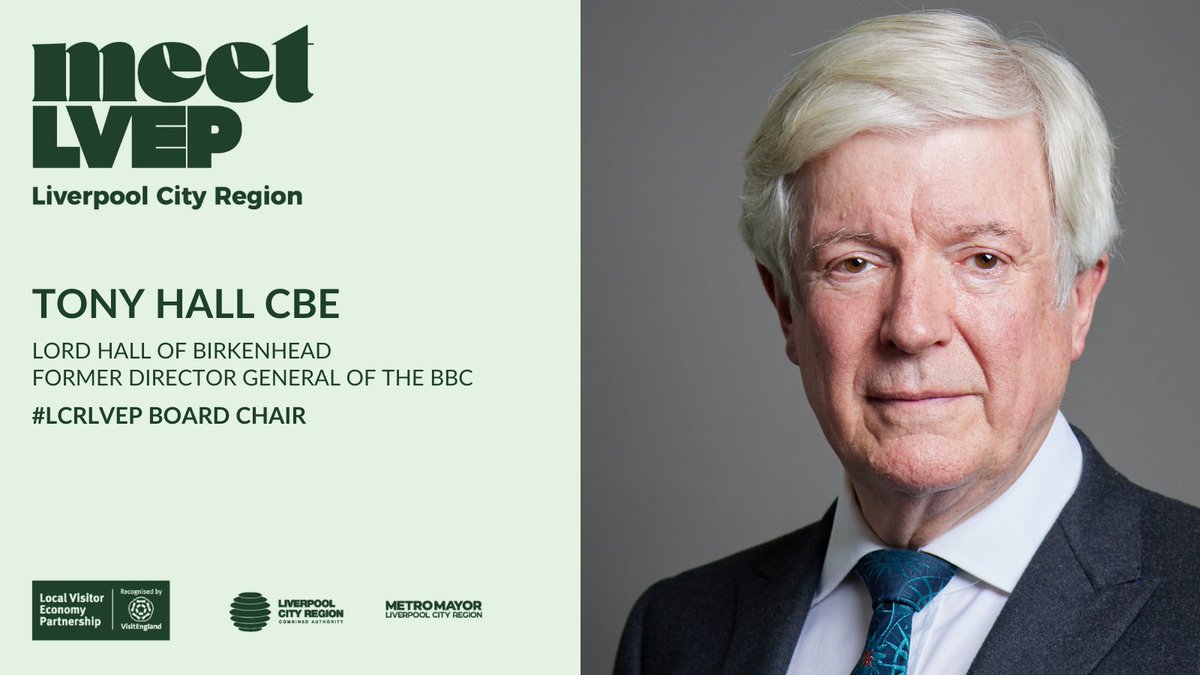 👏 Lord Hall is the Chair of the Board for #LCRLVEP! With a remarkable career spanning the @BBC & @NationalGallery, he is a leading force in driving economic growth through arts & culture. Find out more 👉 liverpoolcityregion-ca.gov.uk/lvep-Board