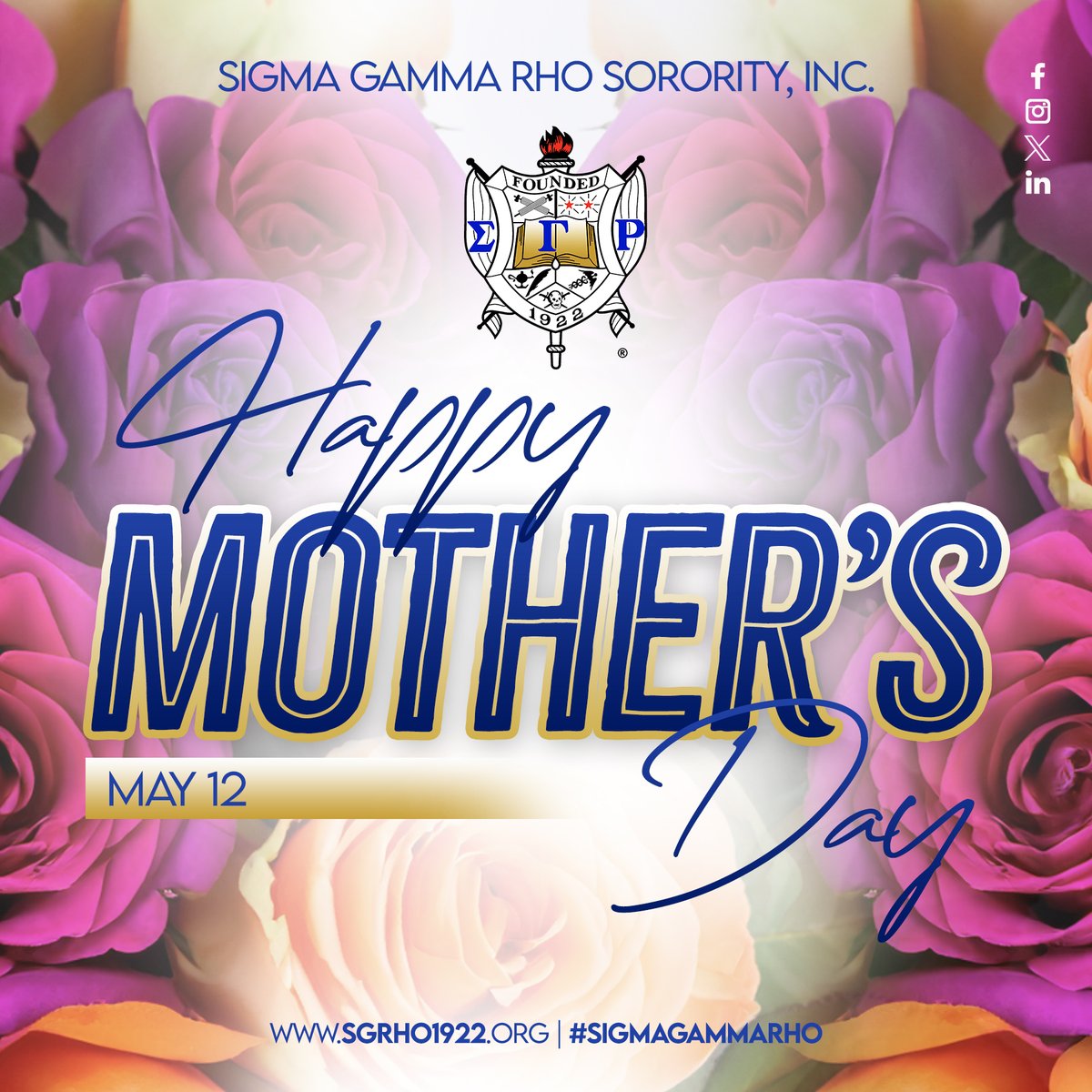 Happy Mother's Day from the Greater Women of Sigma Gamma Rho Sorority, Incorporated. 

Thank you for the work that you do to make your children #GREATER !

#SigmaGammaRho #MothersDay #GreaterWomenGreaterWorld