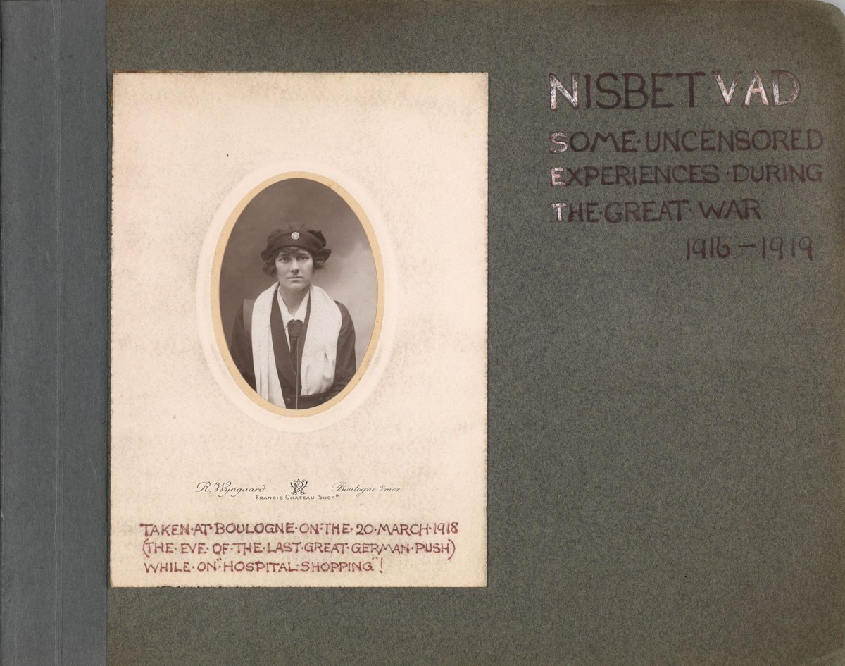 Interested in the #FirstWorldWar? Veronica Nisbet was a VAD nurse who created a scrapbook to document her experiences of working at the St John Ambulance Brigade Hospital in Étaples. Digitised through the Heritage Lottery Fund, it's available online: issuu.com/museumoftheord…