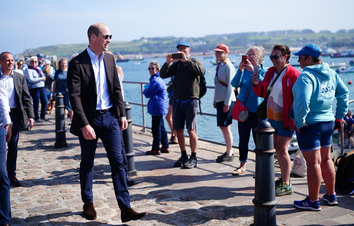 10/05/2024: Prince William on the Isles of Scilly 😎😎
