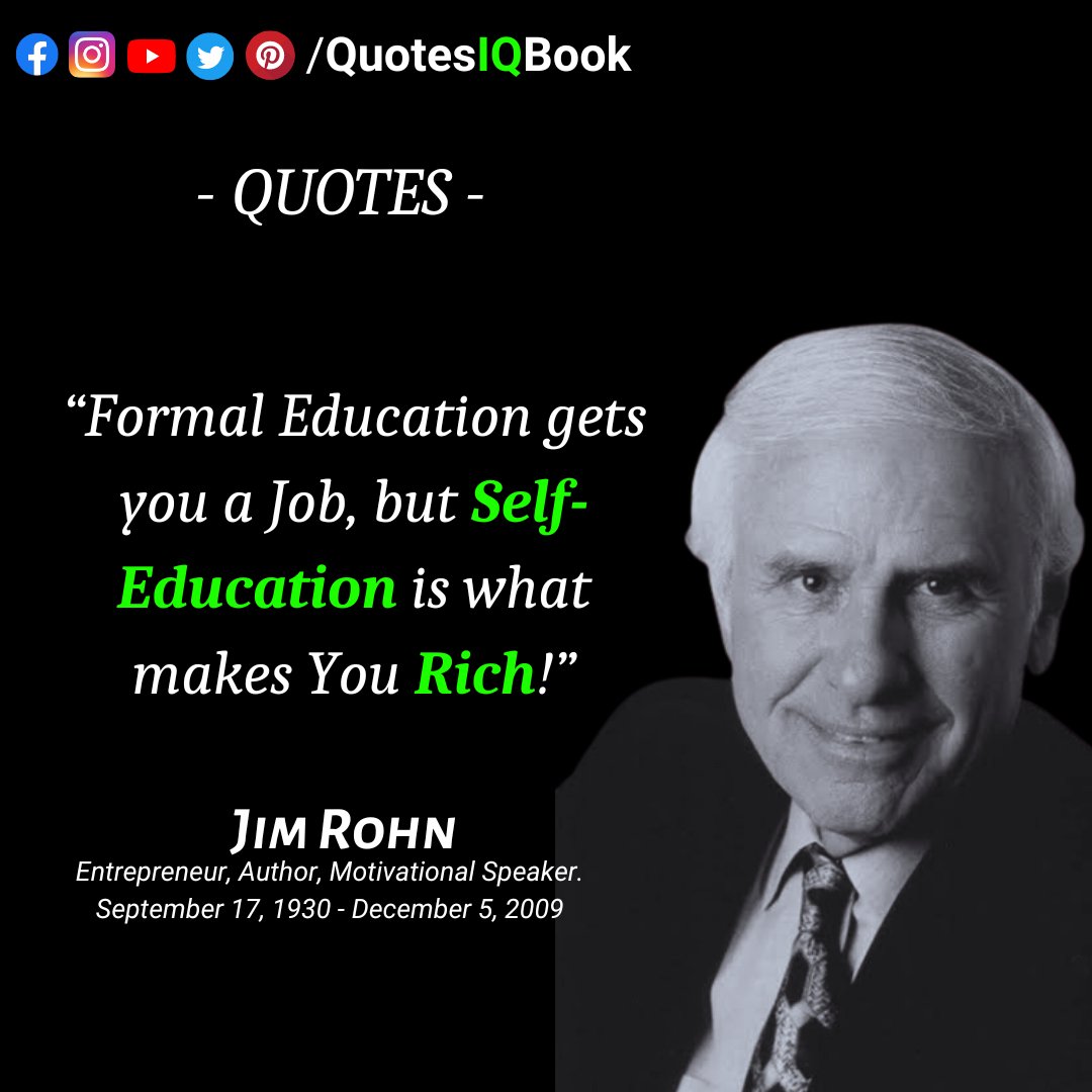 Learn Life's Lessons Now Before It's Too Late… #JimRohn #quotes #quotesdaily #quotesoftheday #life #lifequotes #success #successquotes #motivation #motivationalquotes #motivationmonday #inspiration #inspire #inspirationalquotes #nevergiveup #business #best