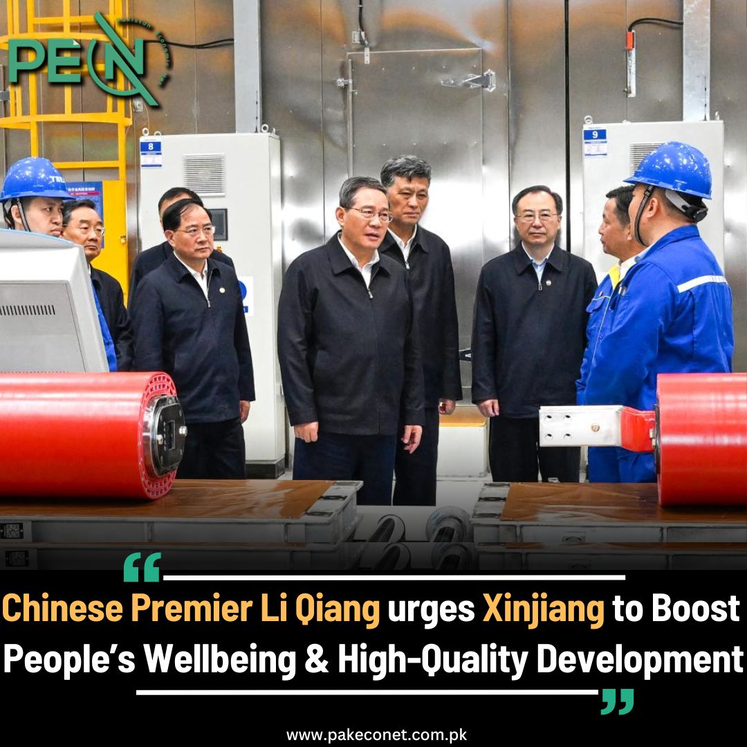 🇨🇳Chinese Premier Li Qiang has stressed that Xinjiang should work to improve people’s wellbeing and promote long-term stability while striving for high-quality development. Li, also a member of the Standing Committee of the Political Bureau of the Communist Party of China…