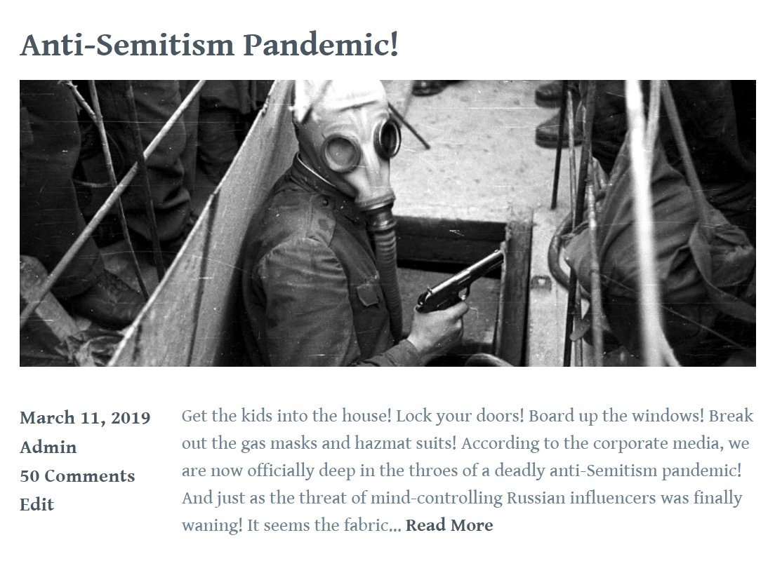 Seriously, it's shocking, how long it took the Cardinals of The Church of Anti-Zionism to excommunicate me, given all my published heresy over the years. This one is from 2019 ... consentfactory.org/2019/03/11/ant…