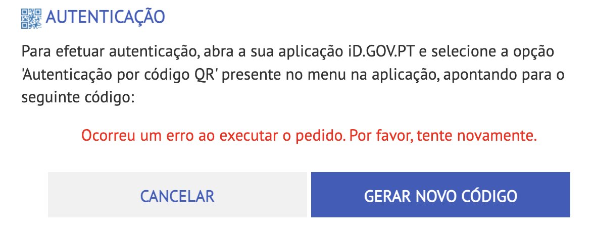 oddlyfunctional's tweet photo. @ama_gov_pt Desde ontem o site https://t.co/jhLuJDma5k está com erro para gerar o código QR necessário para autenticação https://t.co/nKrtf0Gfef