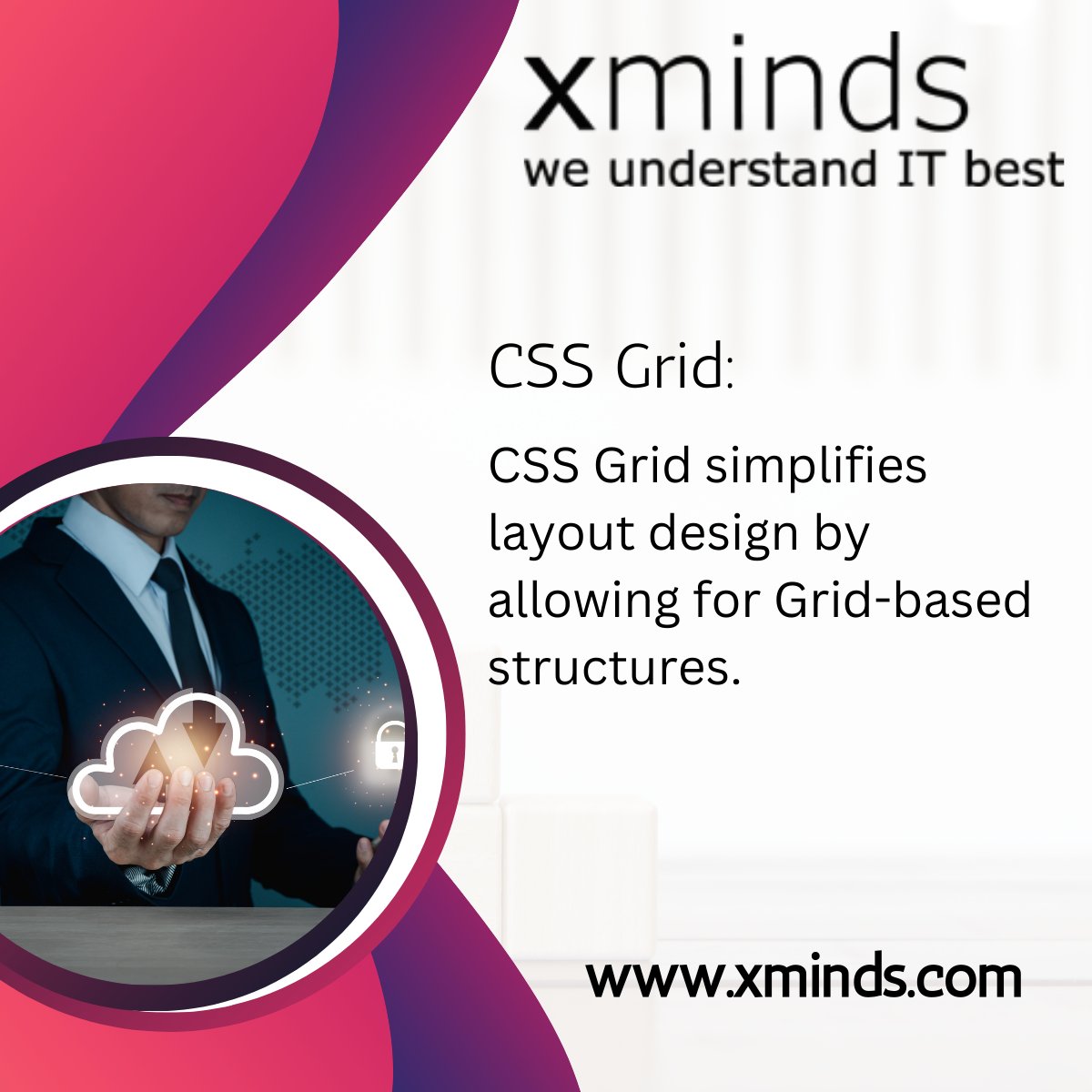 Stay on the cutting edge of front-end tech! 💻 Master React Hooks for cleaner code, dive into CSS Grid for stunning layouts and level up with Vue 3 for dynamic web apps. Keep learning and stay ahead! 🚀

#FrontendTech #WebDev #AlwaysLearning #xminds