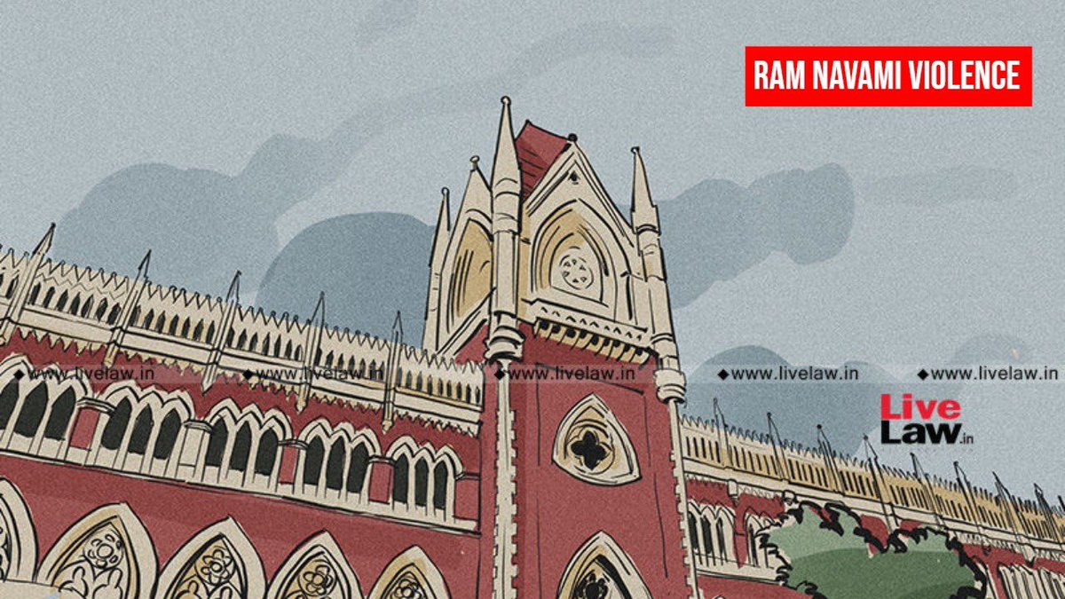 #JustIn Calcutta High Court taking up a matter over the #violence which occurred during Ram Navami 2024 in Murshidabad, and is being probed by #NIA.

CJ TS Sivagnanam: From a perusal of the report it is seen that explosives were used in many cases.

#RamNavami #CalcuttaHighCourt