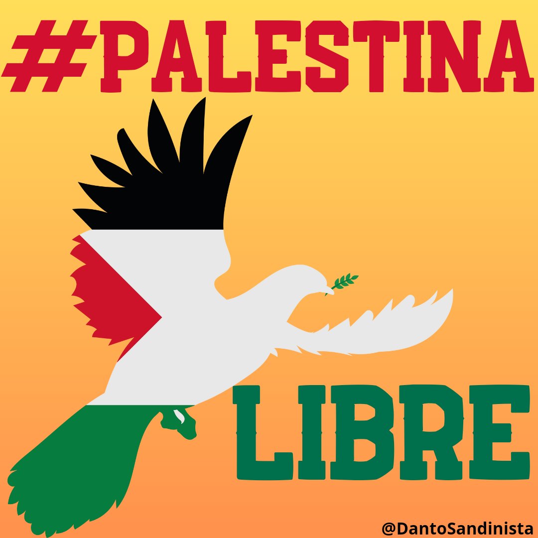 Estamos con el valiente pueblo de #Palestina que lucha por su soberanía y dignidad  absoluta

#EnDefensaDelFSLN
#PalestinaLibre
#4519LaPatriaLaRevolución