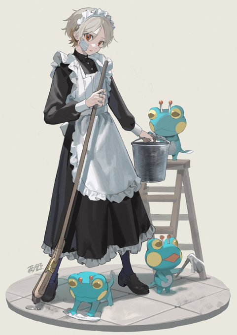 「apron bucket」 illustration images(Latest)